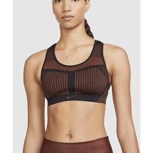 Nike FE/NOM Flyknit Women's High-Support Non-Padded Sports Bra Size MEDIUM